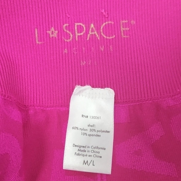 LSPACE Active Monument Short Pink Size M/L - Picture 10 of 14